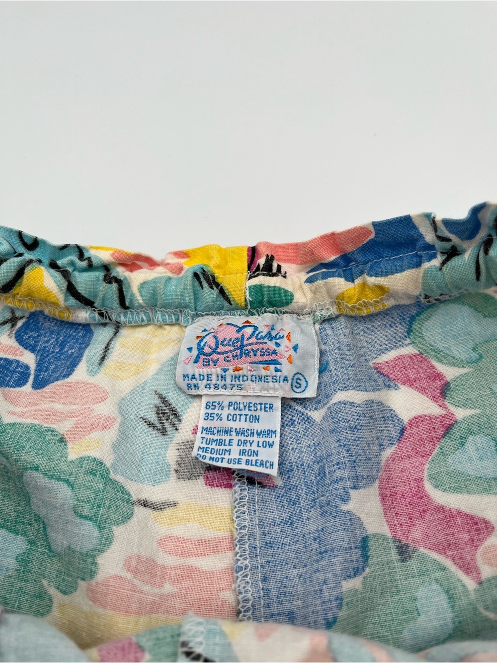 Vintage 80s California Splash Women’s Shorts AOP Beach Palm Tree Retro - Picture 5 of 8